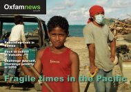 Fragile times in the Pacific - Oxfam New Zealand