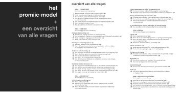 Overzicht vragen en het PROMIIC-model - Change Management ...