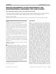 Mastoid recurrence after radiotherapy for nasopharyngeal carcinoma