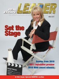 RE LEADER WINTER 2010dd - Mississippi Association of REALTORS