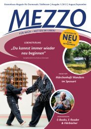 „Du kannst immer wieder neu beginnen“ - MEZZO-Magazin