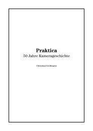 Praktiflex und Praktica - Photographica - Tontrennung.de