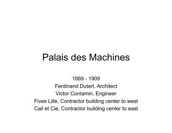 Dutert, Palais des Machines - mjobrien architect