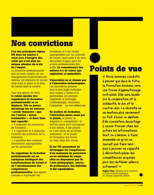 Afpa 2010 - Rapport annuel - Centre Inffo