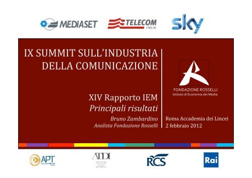 XIV Rapporto IEM - Fondazione Rosselli