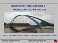 Prof. Dr.-Ing. Karsten GeiÃler StahlbrÃ¼cken EC3-2 im ... - VSVI