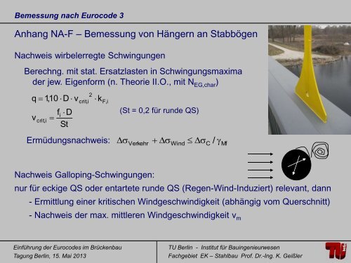 Prof. Dr.-Ing. Karsten GeiÃler StahlbrÃ¼cken EC3-2 im ... - VSVI