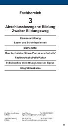 Fachbereich 3 Grundbildung - Zweiter Bildungsweg - VHS Heinsberg