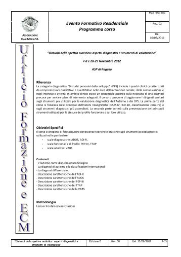 Programma - Oasi CittÃ  Aperta