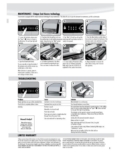 Jupiter 125 Laminator Manual - Paper Machines