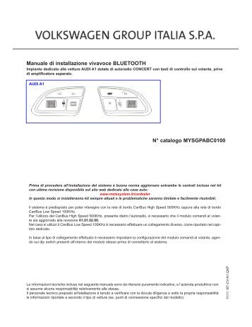 1111 MYSGPABC0100 AUDI A1 COM VOL.pdf - Meta System