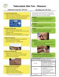 Tuberculosis: Testing and Reading TB Results - Grey Bruce Health ...