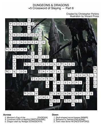 DnD Crossword 6