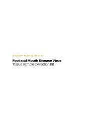 Foot and Mouth Disease Virus Tissue Sample Extraction Kit