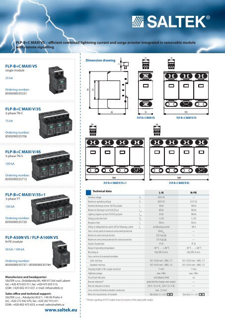 FLP-B+C MAXI VS