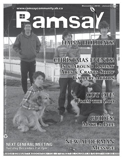 December 2010 - Ramsay Community Association