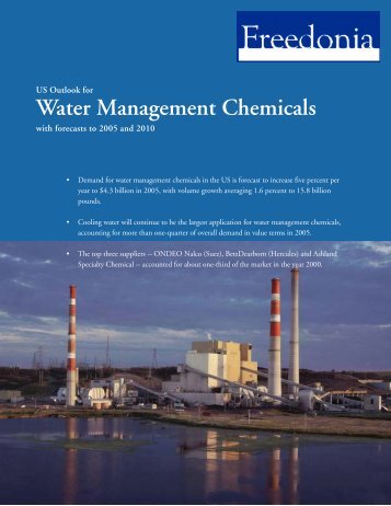 Water Management Chemicals - The Freedonia Group