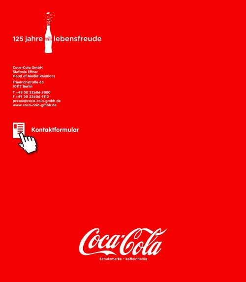 Lebensfreude & Lifestyle (PDF, 6 4 MB) - Coca-Cola Gmbh