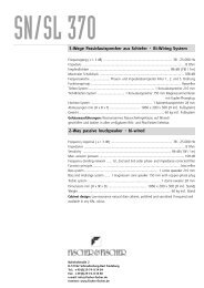 Datenblatt als pdf - Fischer & Fischer