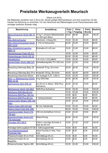 PDF-Format - Werkzeugverleih Meurisch