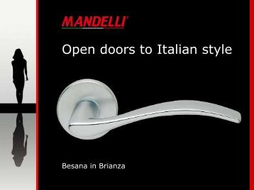 Open doors to Italian style