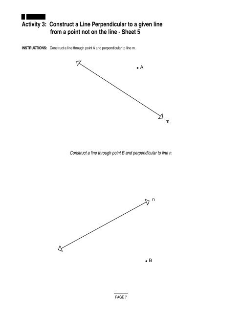 Hands-On Geometry