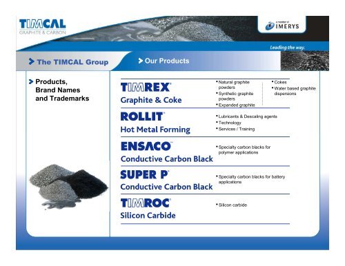 The TIMCAL Group