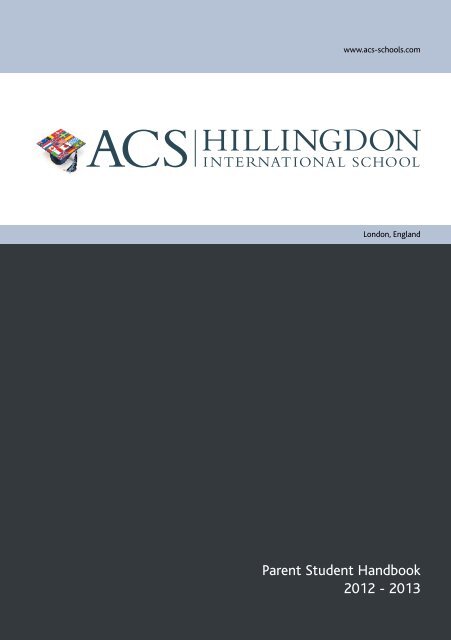10989 Student Handbook 06 - ACS International Schools