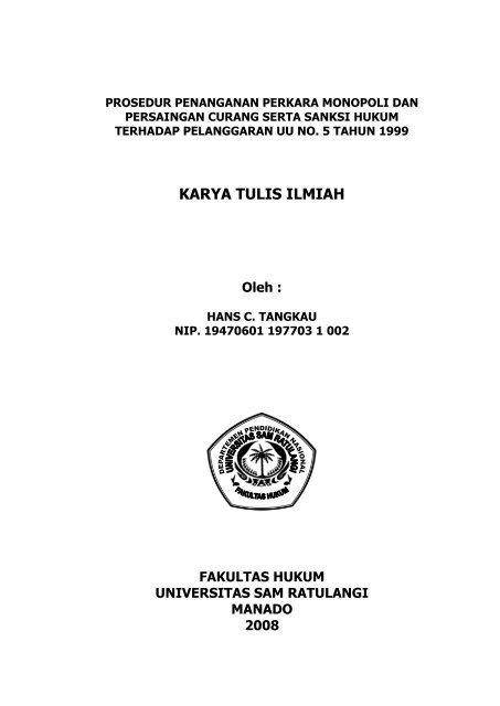 Download (231Kb) - Universitas Sam Ratulangi