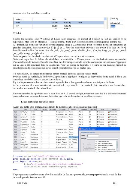 Pratique de Sas Windows 9.2... Volume 1 - Ined