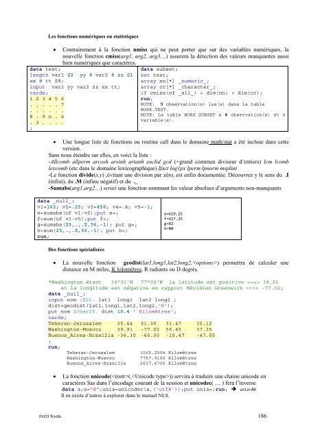 Pratique de Sas Windows 9.2... Volume 1 - Ined