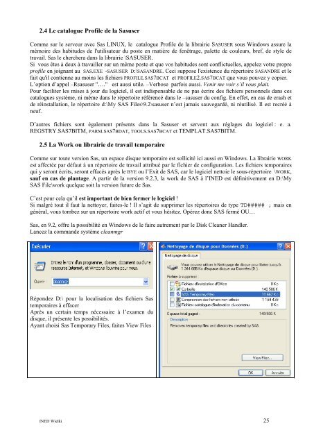 Pratique de Sas Windows 9.2... Volume 1 - Ined