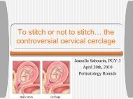 The Controversial Cervical Cerclage - Onehealth.ca