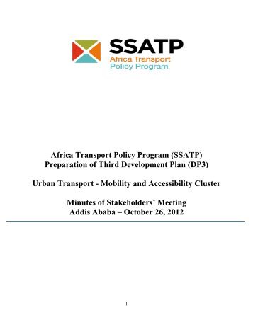 Urban Transport - World Bank