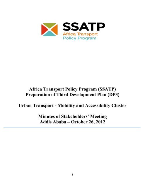 Urban Transport World Bank