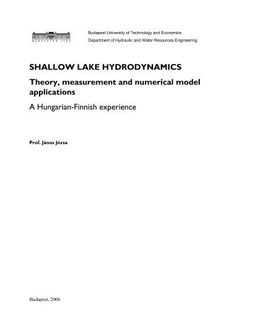SHALLOW LAKE HYDRODYNAMICS Theory, measurement and ...