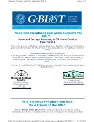 GBLasT- July 2011 - Georgian Bay Land Trust