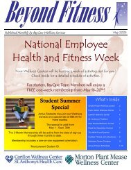 National Employee Health and Fitness Week - St. Anthony's Hospital