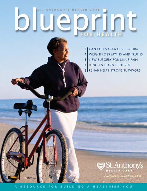 2008 winter - Blueprint for Health magazine - St. Anthony's Hospital