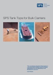 SPS Tank Tops for Bulk Carriers