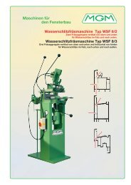 Wasserschlitzfräsmaschine Typ WSF 8/3 - MGM Manfred Greiner ...