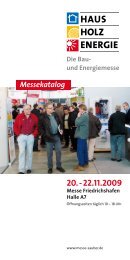 Die Bau- und Energiemesse Messekatalog 20. - Messe Sauber ...