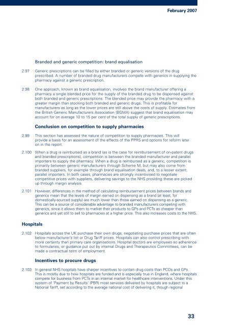 The Pharmaceutical Price Regulation Scheme - Office of Fair Trading