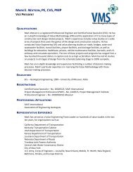 View Resume - Value Management Strategies, Inc.