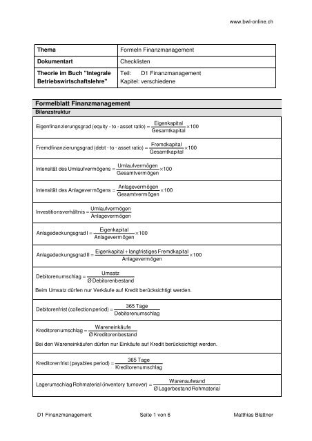 Formeln Finanzmanagement_V2_1 - stuber.info