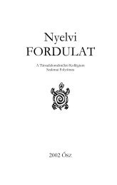 Nyelvi Fordulat - Társadalomelméleti Kollégium