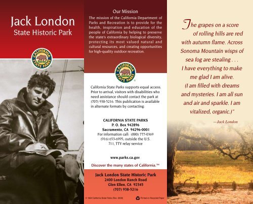 Download the Official Jack London State Historic Park Map (PDF)
