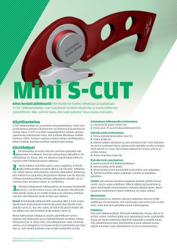 Mini S-CUT - Merplast Oy