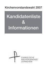 Kandidatenliste & Informationen - Maintal-kirche.de