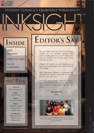 Editor's Say - IACT College